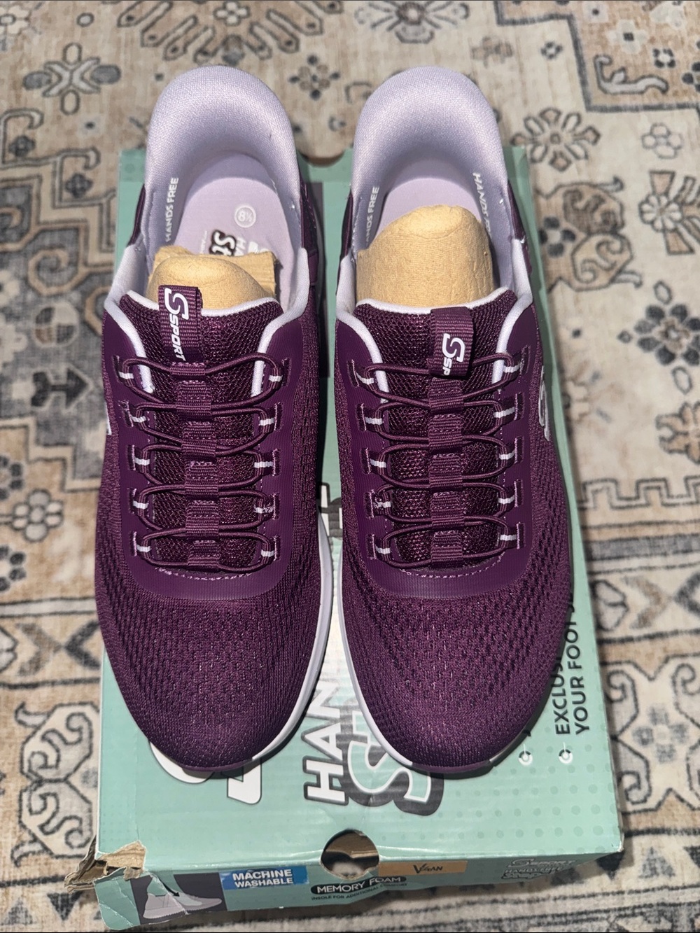Hands Free Skechers S Sport Women's Slip-On Trainer - Picture 2 of 4